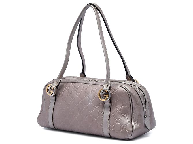 Borsa a tracolla Gucci Pink Guccissima Twins Rosa - vista 2