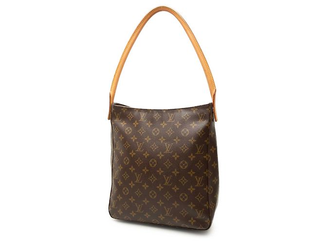 Louis Vuitton Brown Monogram Looping GM Marron - vue 2