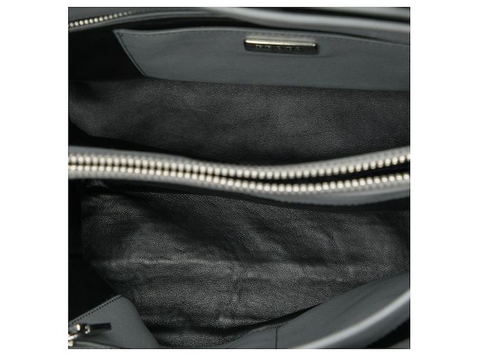 Prada Gray Saffiano Soft Triple Pocket Tote Braun - Ansicht 4