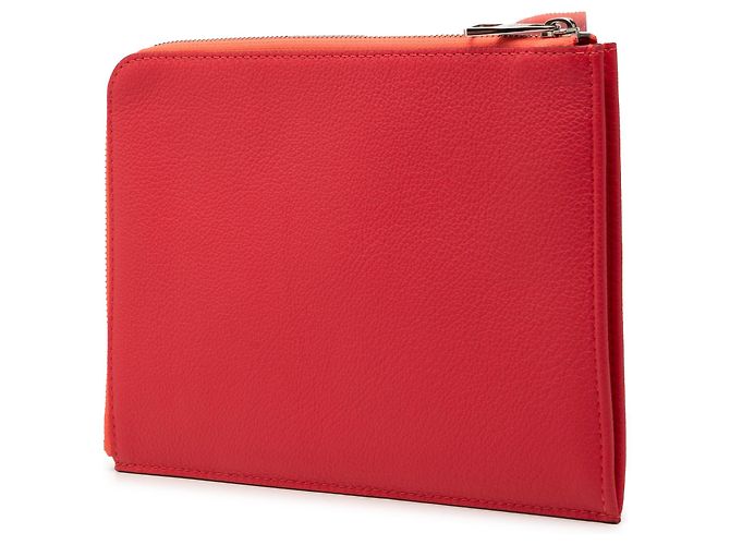 Louis Vuitton Pochette Jour PM in pelle Taurillon rossa Rosso - vista 2