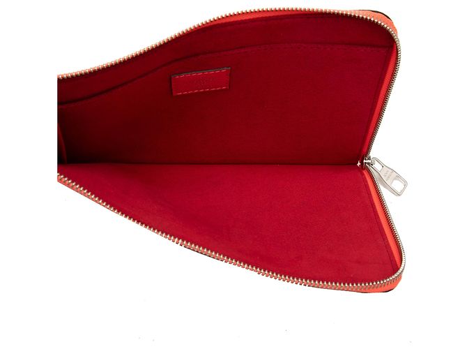 Louis Vuitton Pochette Jour PM in pelle Taurillon rossa Rosso - vista 4