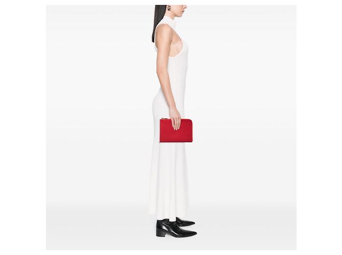 Louis Vuitton Pochette Jour PM in pelle Taurillon rossa Rosso - vista 6