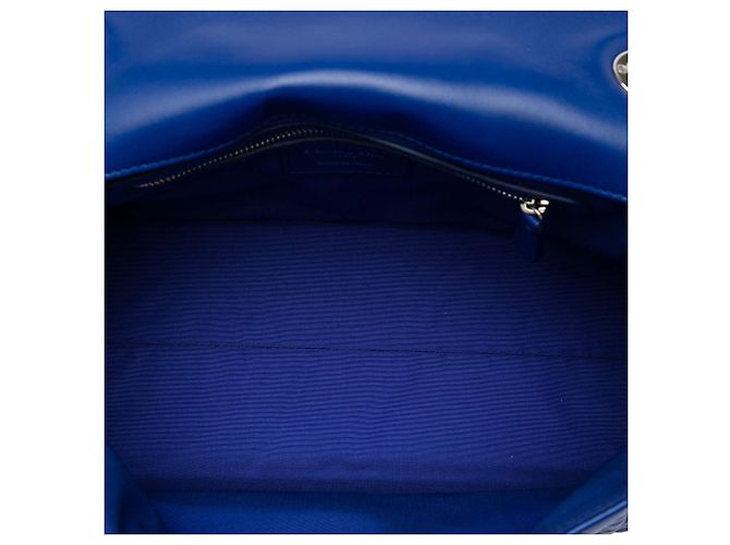Autre Marque Dior Blue Lambskin Cannage Soft Flap - vista 4