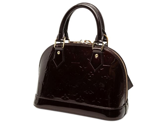 Louis Vuitton Purple Monogram Vernis Alma BB Porpora - vista 2
