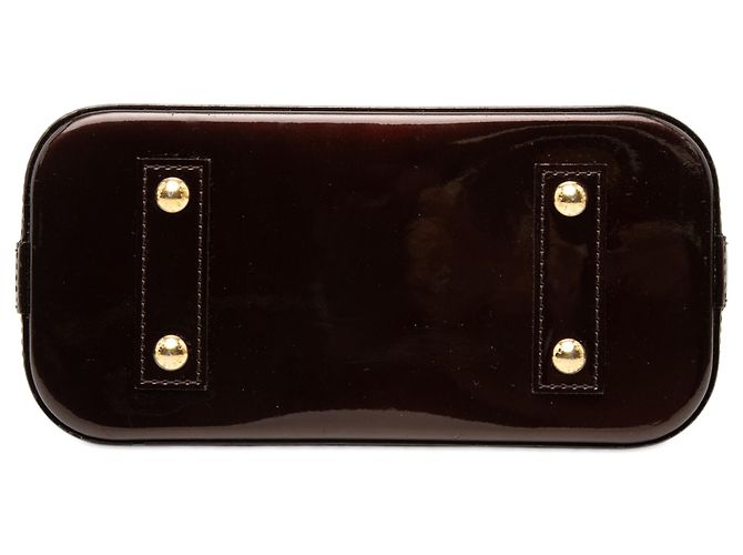 Louis Vuitton Purple Monogram Vernis Alma BB Porpora - vista 3