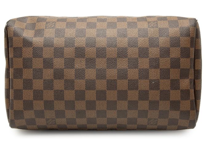 Louis Vuitton Brown Damier Ebene Speedy 30 Marrone - vista 3