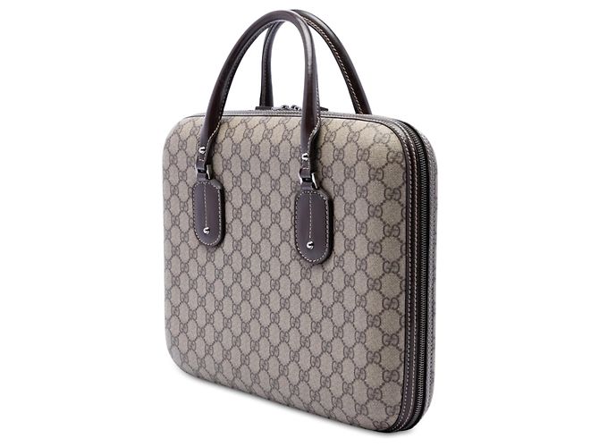 Borsetta Gucci Beige GG Supreme Interlocking G - vista 2