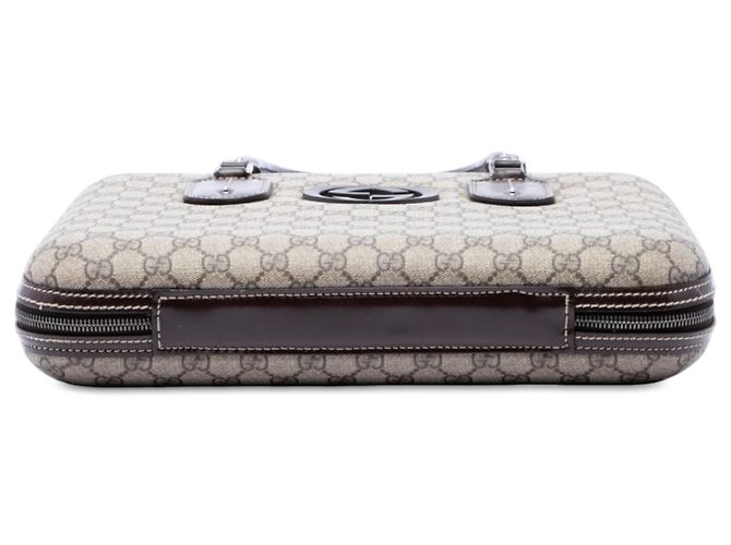 Borsetta Gucci Beige GG Supreme Interlocking G - vista 3