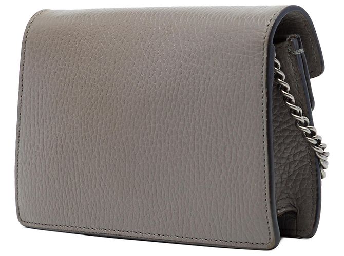 Bolsa Tiracolo Dionysus Mini em Pele de Bezerro Cinza Gucci Marrom - vista 2