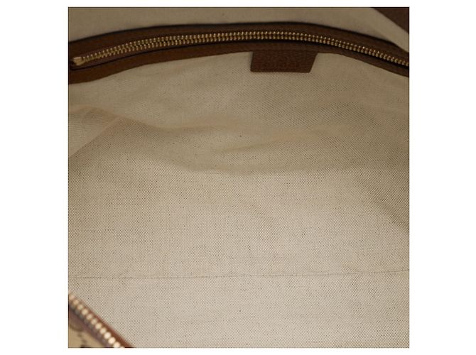 Borsa a tracolla Gucci Bella in tela GG beige Medium - vista 4