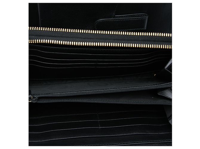 Portadocumenti da viaggio Soho Gucci in pelle verniciata nera Nero - vista 4