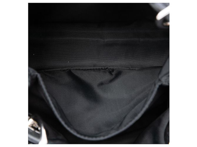 Autre Marque Borsa Dior Black Nylon Cannage Charming Lock Nero - vista 4