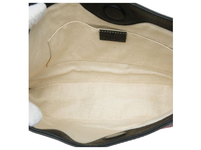 Borsa a tracolla Gucci in vitello nero Kingsnake - vista 4