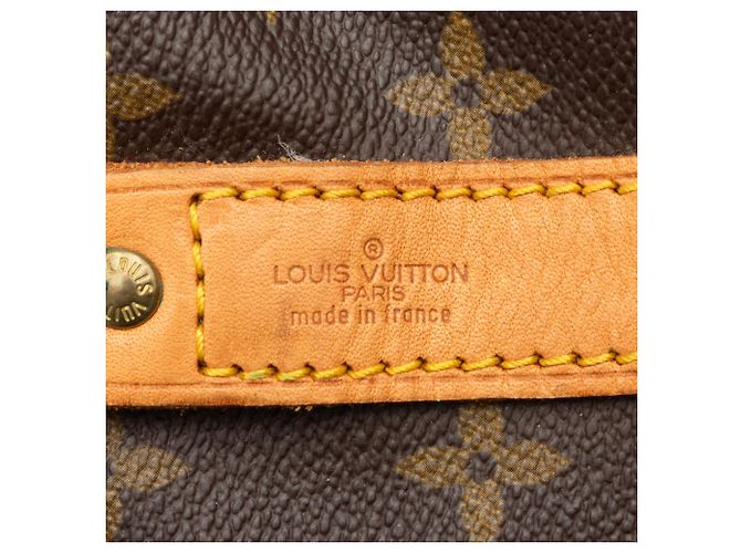 Louis Vuitton Brown Monogram Keepall Bandouliere 60 Marrone - vista 5