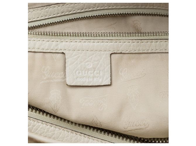 Gucci Beige Medium GG Canvas Bamboo Libeccio Tote - Ansicht 5