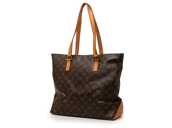 Louis Vuitton Brown Monogram Cabas Mezzo Marrone - vista 2