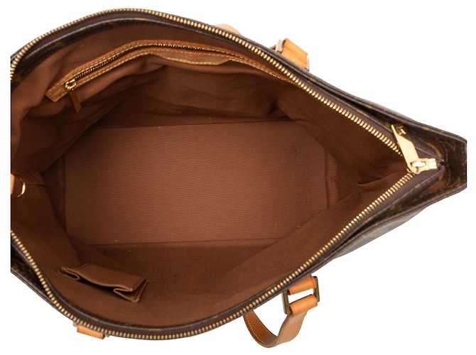 Louis Vuitton Brown Monogram Cabas Mezzo Marrone - vista 4