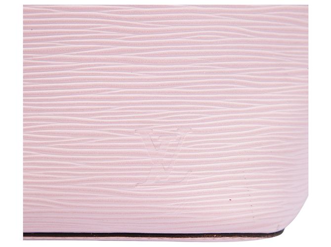 Louis Vuitton Pink Epi Neverfull MM Rosa - vista 5