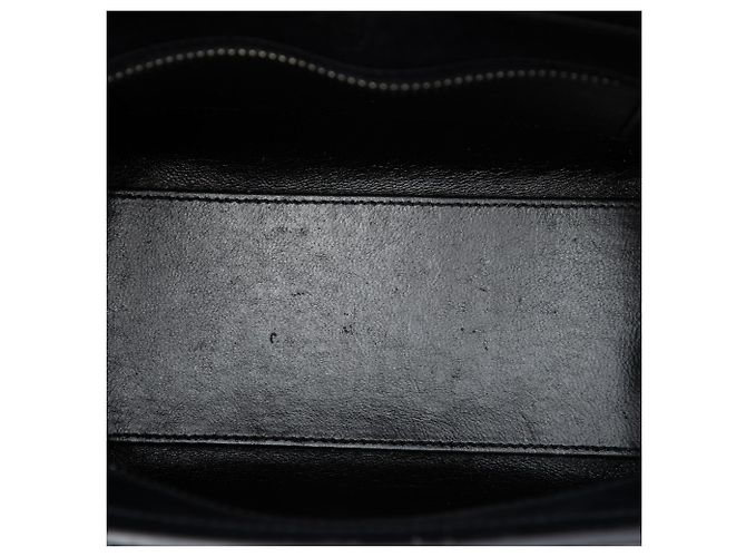 Céline Celine Borsa Luggage Nano Tricolor in Nubuck e Pelle di Vitello Rossa Rosso - vista 4