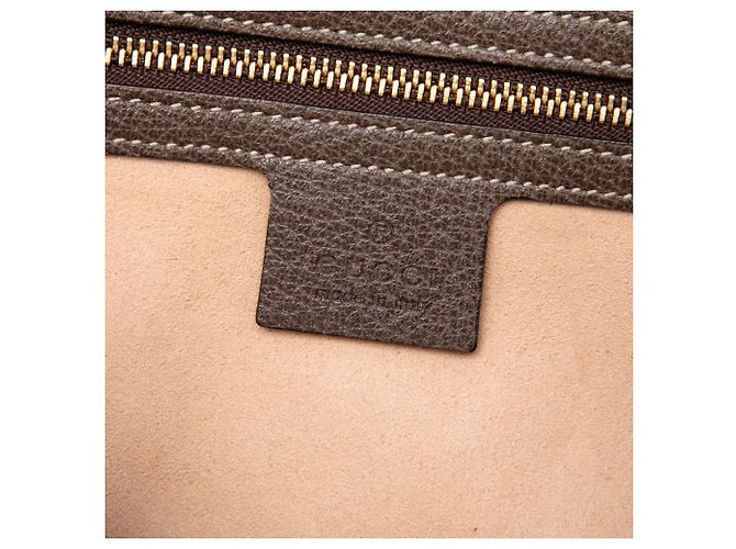 Borsa a tracolla Gucci Beige GG Supreme Ophidia - vista 5
