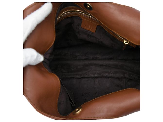 Gucci Brown Guccissima Charlotte Crossbody Marrone - vista 4