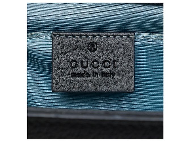 Padlock Gucci Borsa a tracolla Small in pelle di vitello nera con Bee Star e lucchetto Nero - vista 5