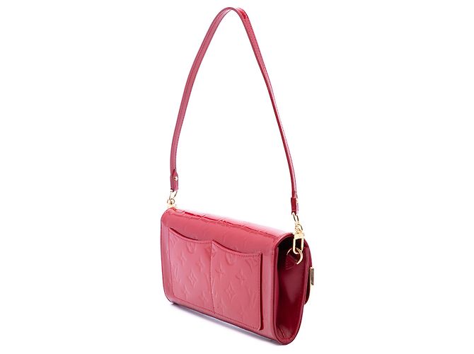 Louis Vuitton Red Monogram Vernis Rossmore MM Rosso - vista 2
