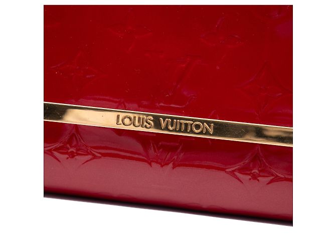 Louis Vuitton Red Monogram Vernis Rossmore MM Rosso - vista 5