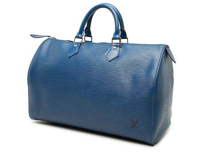 Louis Vuitton Blue Epi Speedy 35 Blau - Ansicht 2