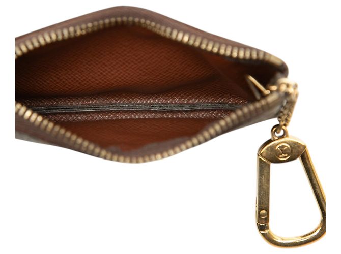 Louis Vuitton Brown Monogram Pochette Cles - vista 4