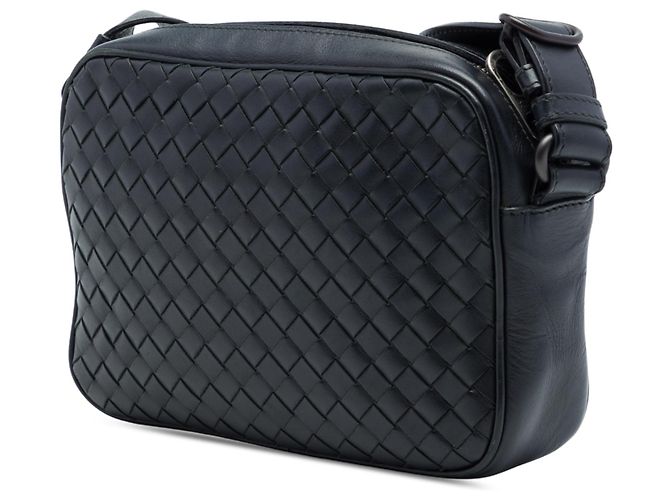 Borsa Camera Bottega Veneta in Nappa Intrecciato nera Nero - vista 2
