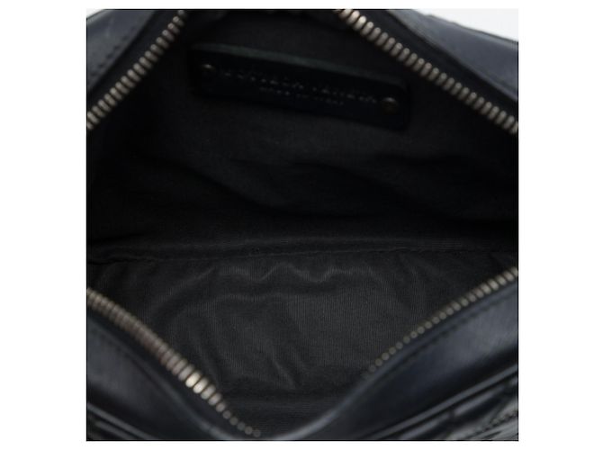 Borsa Camera Bottega Veneta in Nappa Intrecciato nera Nero - vista 4