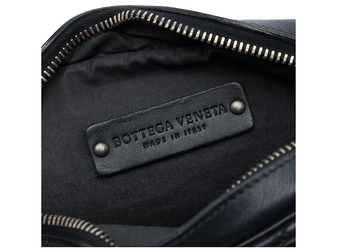 Borsa Camera Bottega Veneta in Nappa Intrecciato nera Nero - vista 5