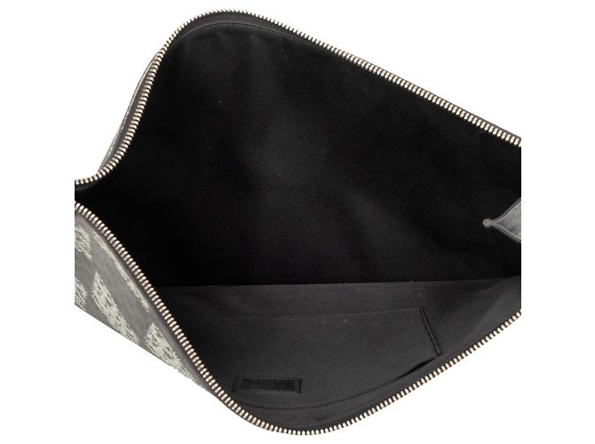 Louis Vuitton Black Christopher Nemeth Damier Graphite Rope Pochette Voyage GM Negro - vista 4