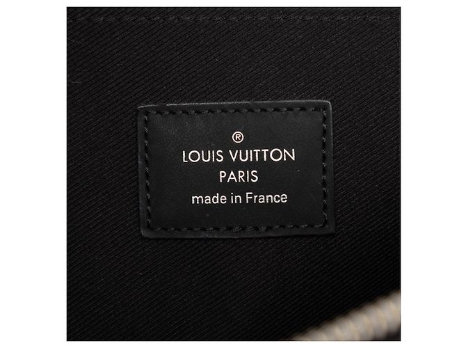 Louis Vuitton Black Christopher Nemeth Damier Graphite Rope Pochette Voyage GM Negro - vista 5