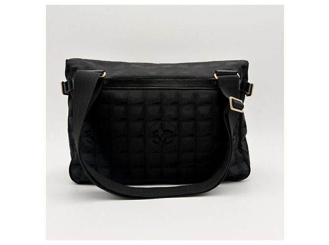 Borsa Messenger Chanel Nera Nero - vista 3