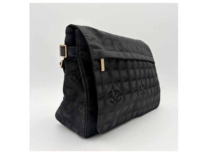 Borsa Messenger Chanel Nera Nero - vista 4