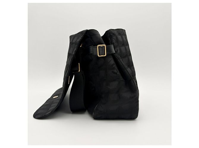 Borsa Messenger Chanel Nera Nero - vista 5
