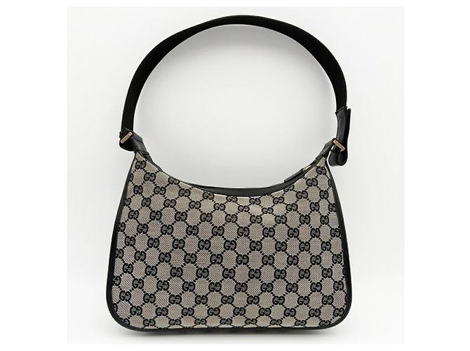 Borsa a tracolla Gucci GG Canvas Nero - vista 3
