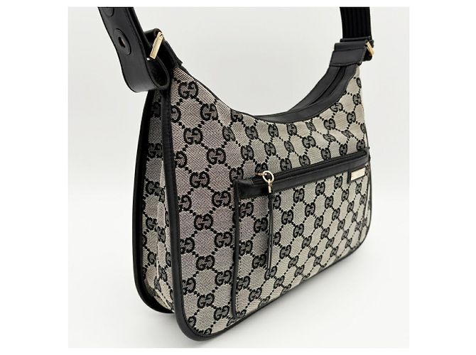 Borsa a tracolla Gucci GG Canvas Nero - vista 4