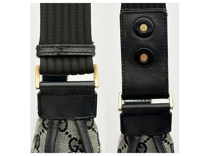 Borsa a tracolla Gucci GG Canvas Nero - vista 6