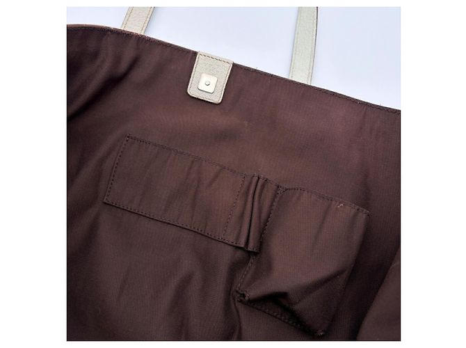 Borsa Tote Gucci GG Canvas Beige Crudo - vista 19