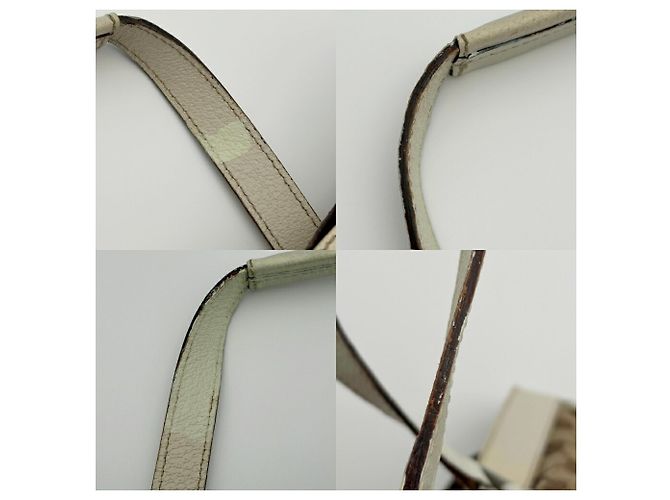 Borsa Tote Gucci GG Canvas Beige Crudo - vista 9