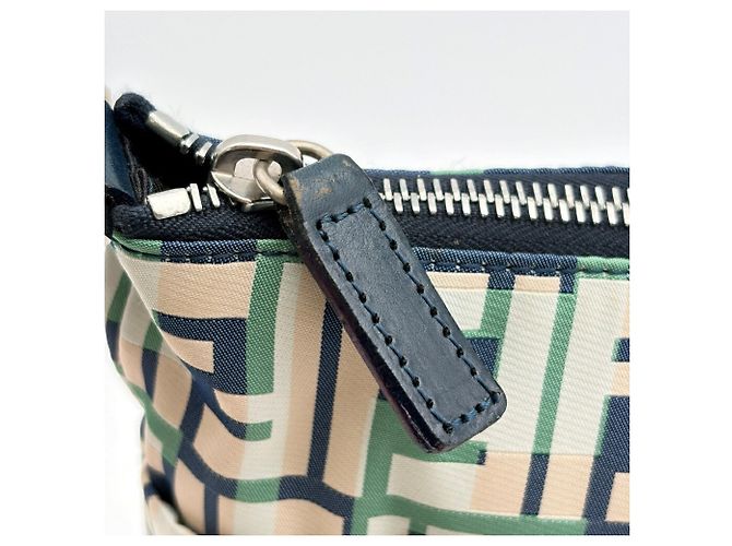 Borsa a tracolla Fendi Zucca Beige Verde Crudo Blu navy - vista 15