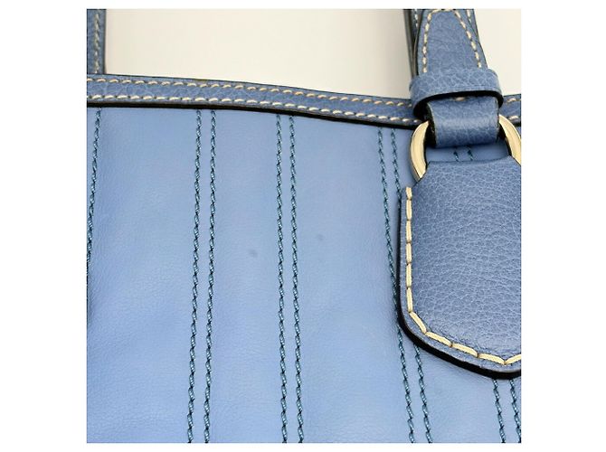 Céline Bolso Tote de piel Celine Azul - vista 11