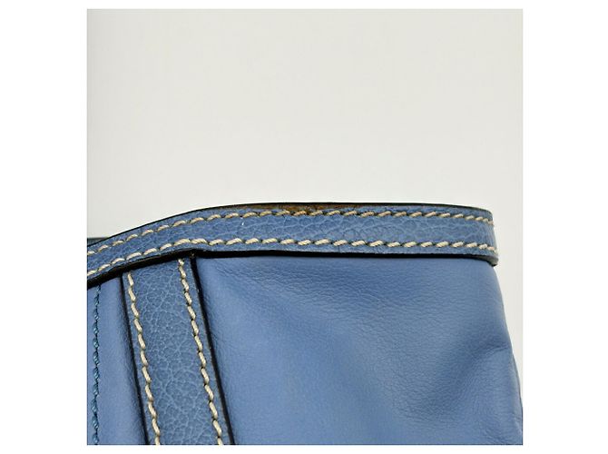 Céline Bolso Tote de piel Celine Azul - vista 12