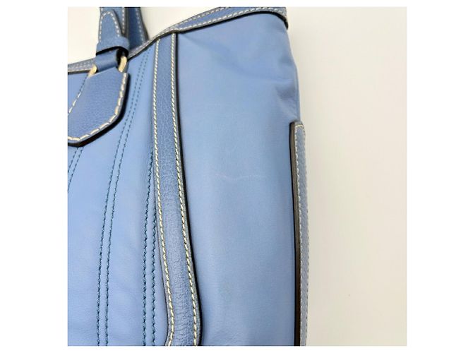 Céline Bolso Tote de piel Celine Azul - vista 13