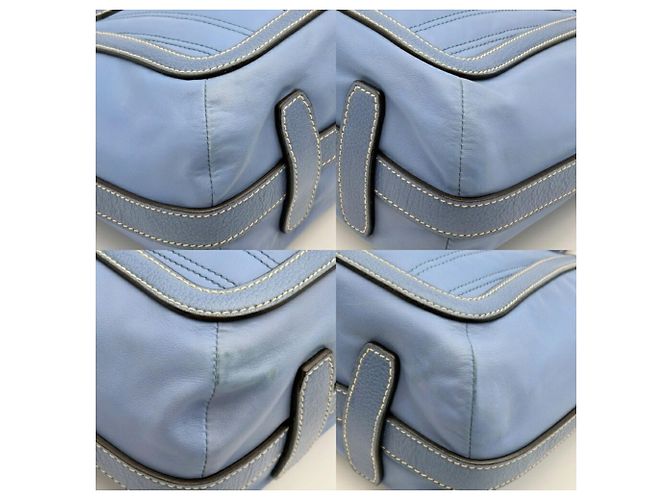 Céline Bolso Tote de piel Celine Azul - vista 16