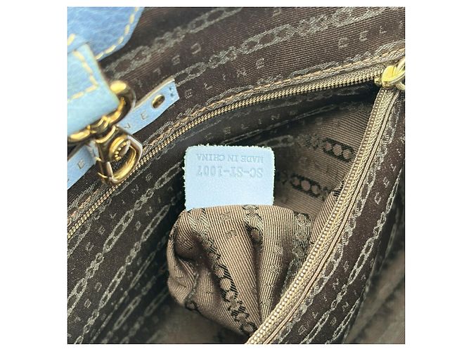 Céline Bolso Tote de piel Celine Azul - vista 19