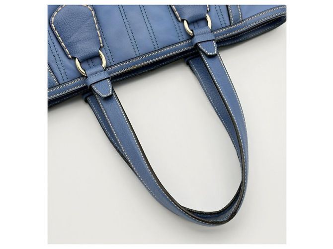 Céline Bolso Tote de piel Celine Azul - vista 7